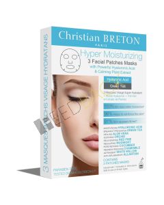 CHRISTIAN BRETON Hyper Moisturizing Facial Patch Mask +, 3 x 20 ml