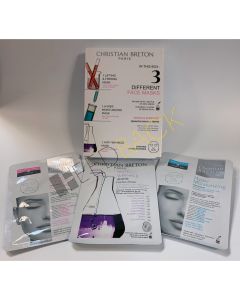 CHRISTIAN BRETON Facial Patch Mask Set 3x Gesichts Masken in versch. Sorten