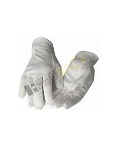 Baumwoll- Handschuh weiß 1 Paar Größe S  6-7