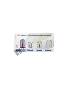 BUSCH HybridCap Kappe 10mm feine Körnung