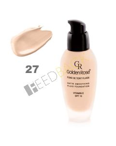 GOLDEN ROSE Satin Smoothing Fluid Foundation #27