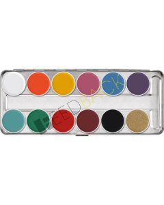 KRYOLAN Schminkpalette Supracolor 12 Farben