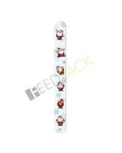 Weihnachtsfeile Motiv Santa Claus Körnung 150/220